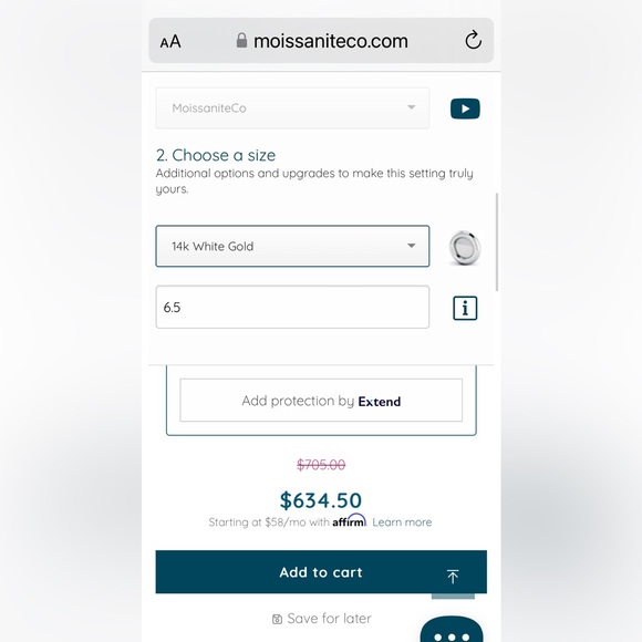 3mm Princess Moissanite Milgrain Anniversary Ring #ann183b white gold - Picture 6 of 10